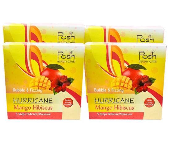 Picture of POSH HURRICANE BUBBLE&FIZZING 5 STEPS MANGO HIBISCUS 36PCS