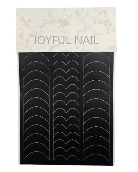 Picture of JOYFUL NAIL STICKER STENCIL 08