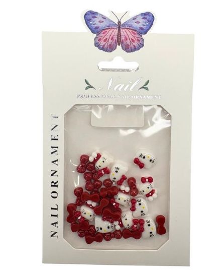 Picture of HELLO KITTY RED CHARMS