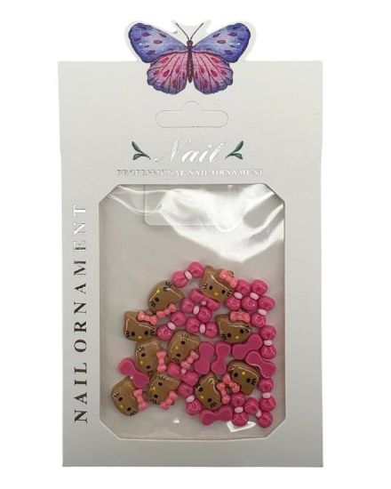 Picture of HELLO KITTY PINK AND BROWN CHARMS