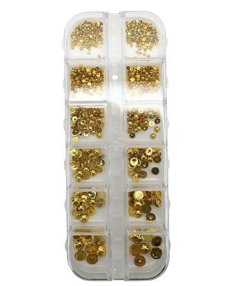 Picture of MULTI SIZE GOLD BALL 12PCS