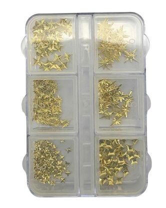 Picture of STAR GOLD CHARMS 6PCS