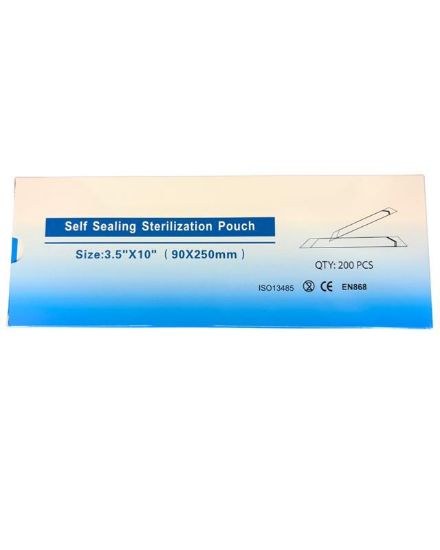 Picture of CROWN STERILIZING POUCH LONG INDICATOR SINGLE BOX