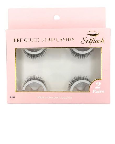 Picture of SELFLASH PRE GLUED STRIP LASHES Z109