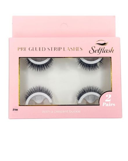 Picture of SELFLASH PRE GLUED STRIP LASHES Z104