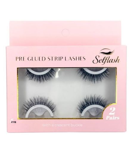 Picture of SELFLASH PRE GLUED STRIP LASHES Z110