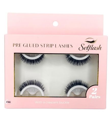 Picture of SELFLASH PRE GLUED STRIP LASHES Z163