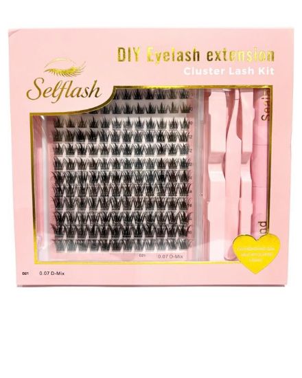 Picture of SELFLASH DIY EYELASH EXTENSION KIT 0.07D MIX D21