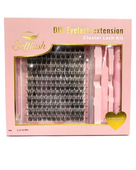 Picture of SELFLASH DIY EYELASH EXTENSION KIT 0.07D MIX D10