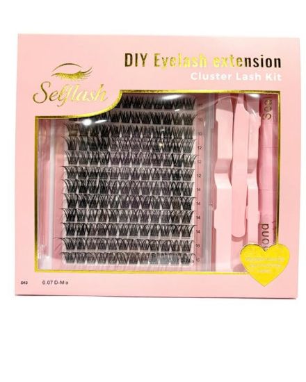 Picture of SELFLASH DIY EYELASH EXTENSION KIT 0.07D MIX D12