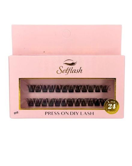Picture of SELFLASH PRESS ON DIY LASH 0.07D MIX D12