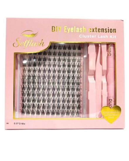 Picture of SELFLASH DIY EYELASH EXTENSION KIT 0.07D MIX X08
