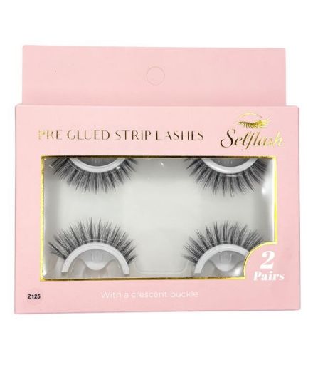 Picture of SELFLASH PRE GLUED STRIP LASHES Z125