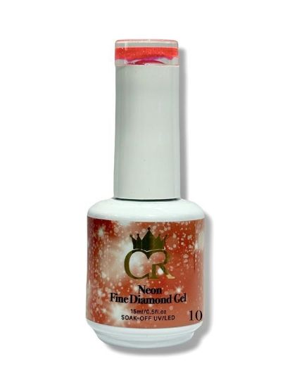 Picture of CROWN NEON FINE DIAMOND GEL 10