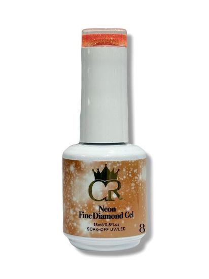 Picture of CROWN NEON FINE DIAMOND GEL 8
