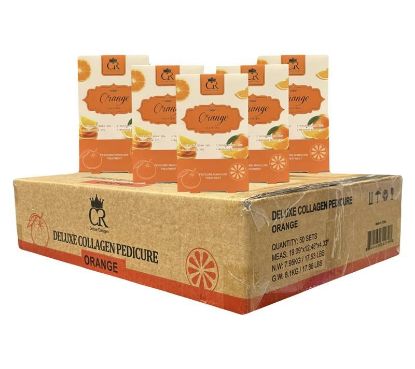 Picture of CROWN DELUXE COLLAGEN 4 STEP CASE OF 50 KITS - ORANGE CN