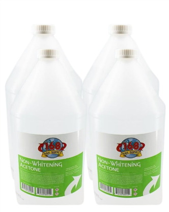 Picture of 168 NAIL SUPPLY NON-WHITENING ACETONE CASE CASE OF 4 GALLONS