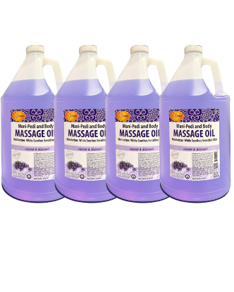Picture of SPAREDI LAVENDER MASSAGE OIL CASE OF 4 GALLONS