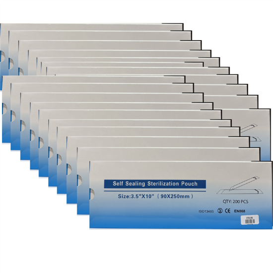 Picture of CROWN STERILIZING POUCH LONG WITH INDICATOR CASE OF 20 BOXES