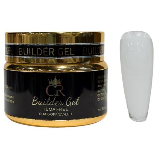 Picture of CROWN BUILDER GEL JAR 02 MILKY WHITE
