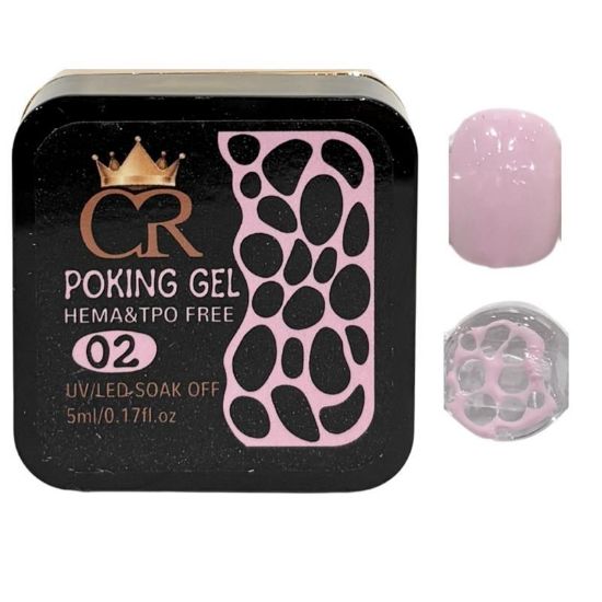 Picture of CROWN POKING GEL 02 BABY PINK