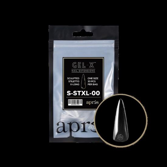 Picture of APRES GEL-X® SCULPTED STILETTO EXTRA LONG REFILL-3 (30PCS)