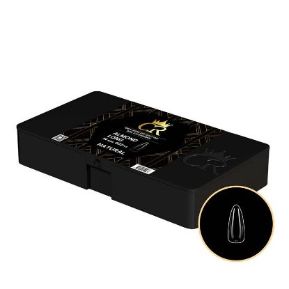 Picture of CROWN NATURAL ALMOND LONG SOFT GEL TIPS