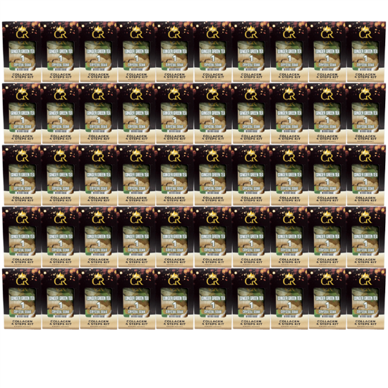 Picture of CROWN COLLAGEN 4 STEPS KIT GINGER GREEN TEA CASE OF 50 US