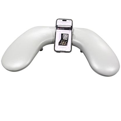 Picture of CROWN U SHAPE ARMREST WITH PHONE BRACKET GREY CR-129