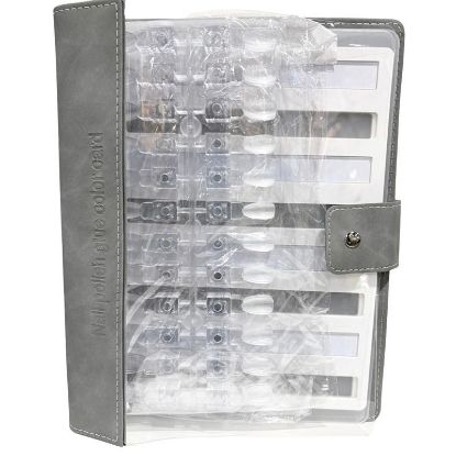 Picture of GRAY NAIL POLISH GLUE COLOR CARD 96 PCS CR-163