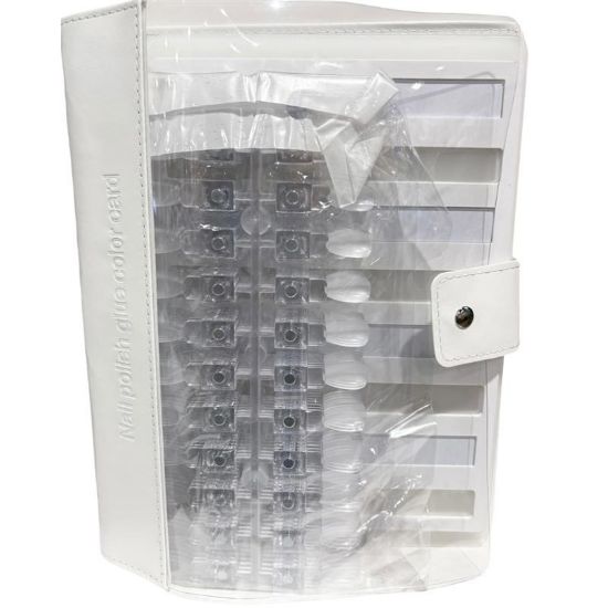 Picture of WHITE NAIL POLISH GLUE COLOR CARD 192 PCS CR-162