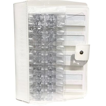 Picture of WHITE NAIL POLISH GLUE COLOR CARD 144 PCS CR-161