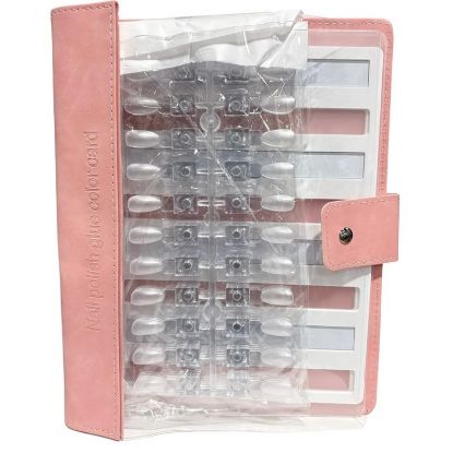 Picture of PINK NAIL POLISH GLUE COLOR CARD 96 PCS CR-157