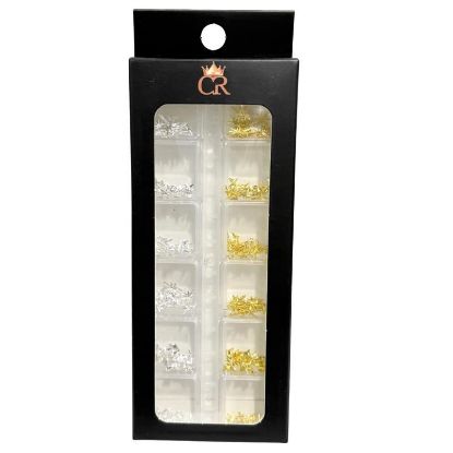 Picture of CROWN CHARMS STAR MIX SILVER GOLD