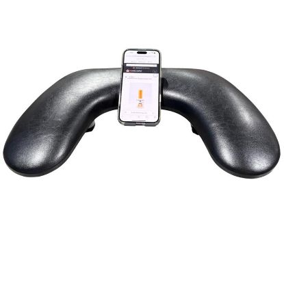 Picture of CROWN U SHAPE ARMREST WITH PHONE BRACKET BLACK CR-126