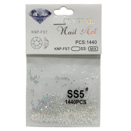 Picture of KING OF DIAMONDS CLEAR IRIDESCENT RHINESTONES SIZE 5