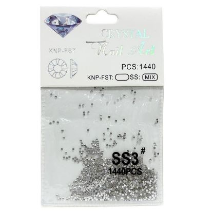 Picture of KING OF DIAMONDS SILVER RHINESTONE SIZE 3