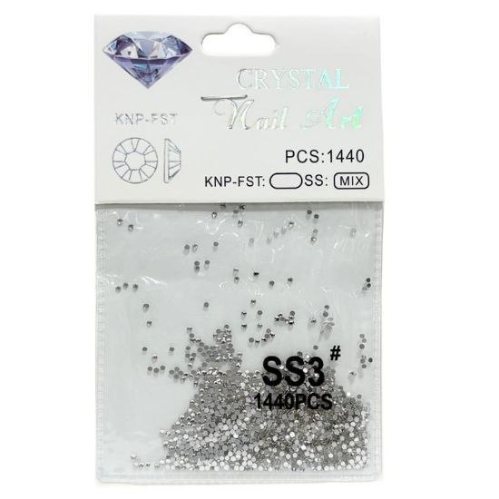 Picture of KING OF DIAMONDS SILVER RHINESTONE SIZE 3