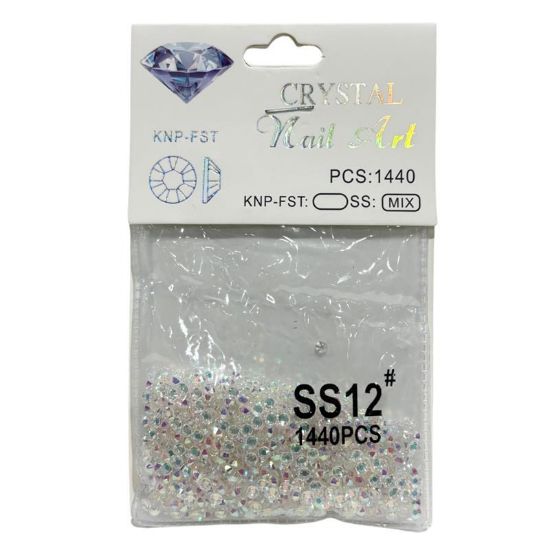 Picture of KING OF DIAMONDS CLEAR IRIDESCENT RHINESTONES SIZE 12