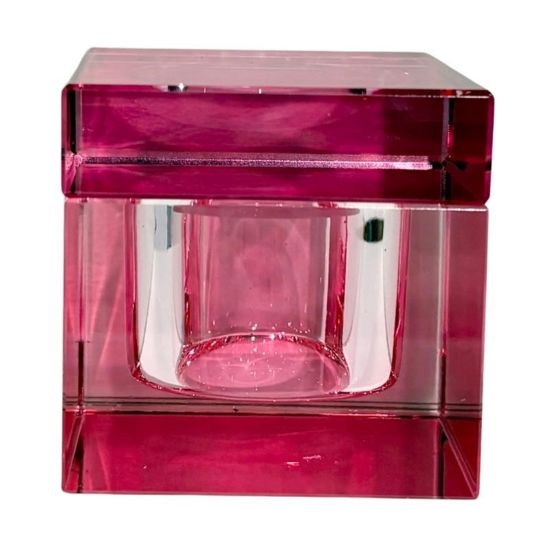 Picture of CROWN SQUARE DAPPEN DISH PINK CR-130