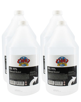 Picture of 168 NAIL SUPPLY IPA 99% ISOPROPLE ALCOHOL CASE OF 4 GALLONS (LIMIT 3 CASES)