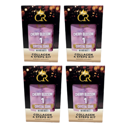 Picture of NEW CROWN COLLAGEN 4 STEPS KIT CHERRY BLOSSOM CASE OF 50 US