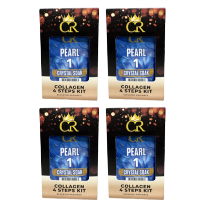 Picture of NEW CROWN COLLAGEN 4 STEPS KIT PEARL CASE OF 50 US