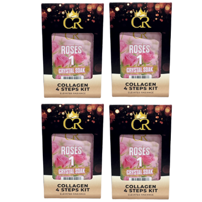 Picture of NEW CROWN COLLAGEN 4 STEPS KIT ROSES CASE OF 50 US