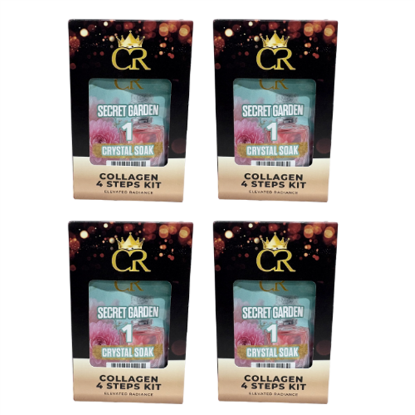 Picture of NEW CROWN COLLAGEN 4 STEPS KIT SECRET GARDEN CASE OF 50 US