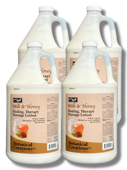Picture of PRO NAIL MILK & HONEY MASSAGE LOTION CASE OF 4 - 1 GALLONS
