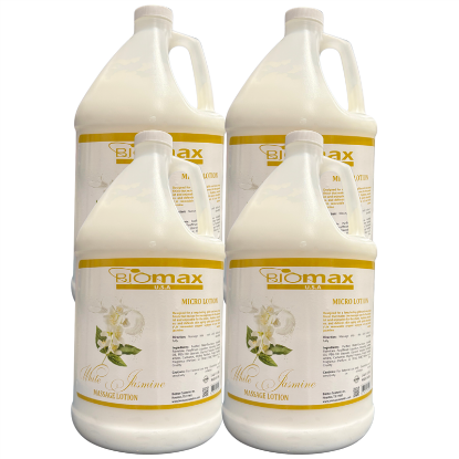 Picture of BIOMAX WHITE JASMINE MASSAGE LOTION CASE OF 4 - 1 GALLONS