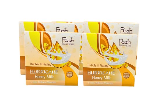 Picture of POSH HURRICANE BUBBLE&FIZZING 5 STEPS HONEY MILK 36PCS