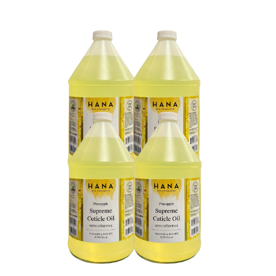 Picture of HANA PINEAPPLE SUPREME CUTICLE OIL CASE OF 4 GALLONS