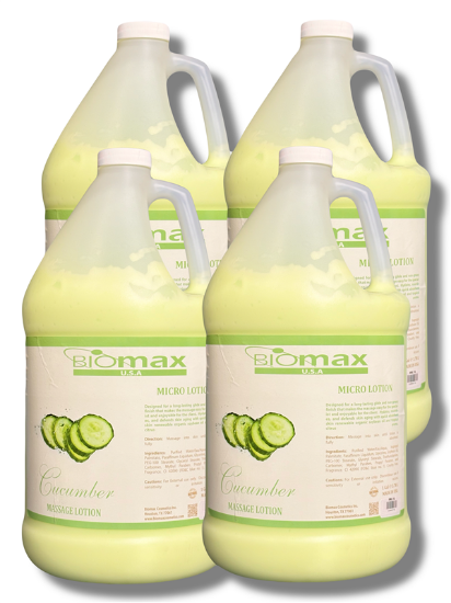 Picture of BIOMAX CUCUMBER MASSAGE LOTION CASE OF 4 - 1 GALLONS